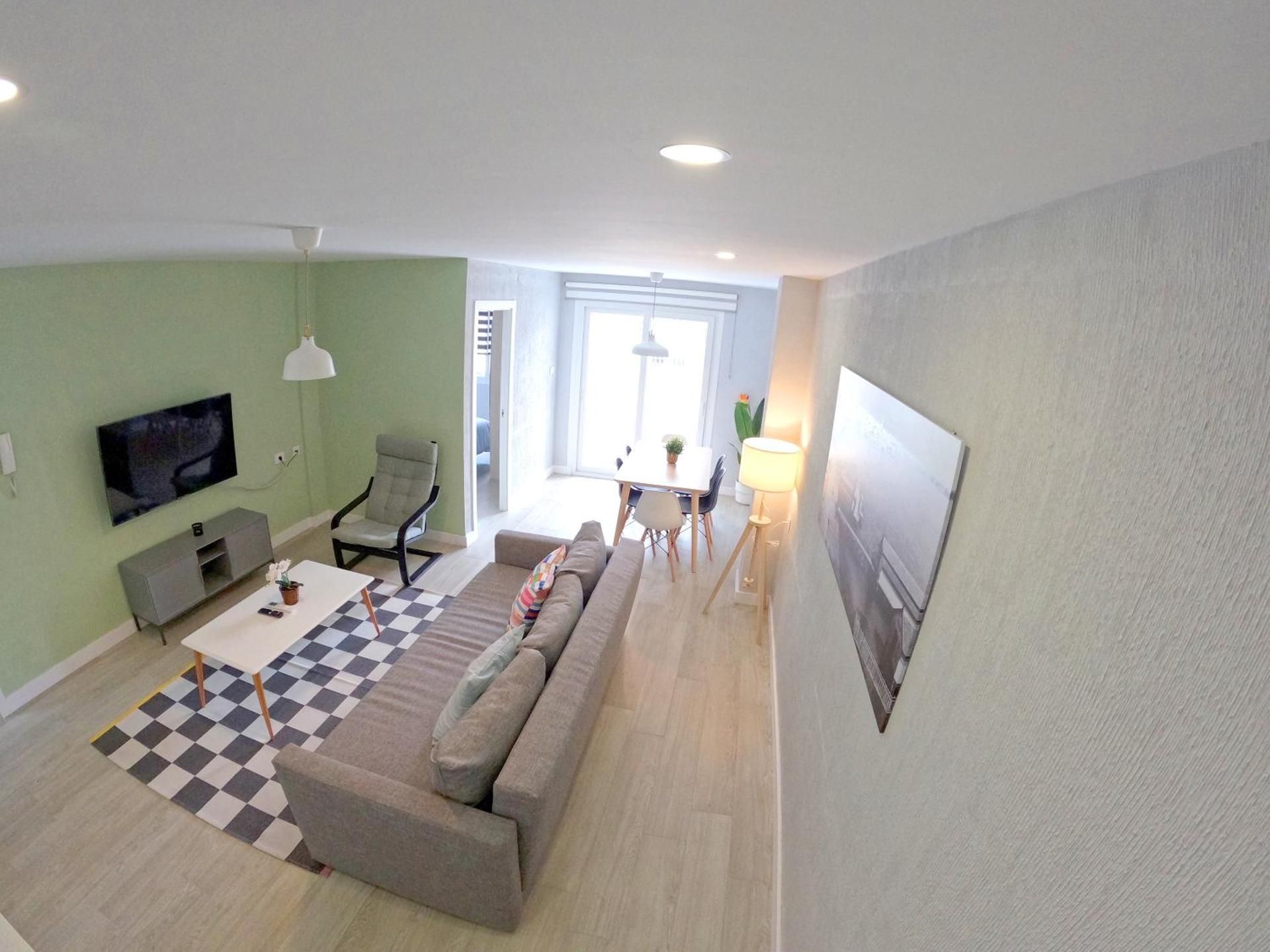 Three-Bedroom Apartment with Balcony