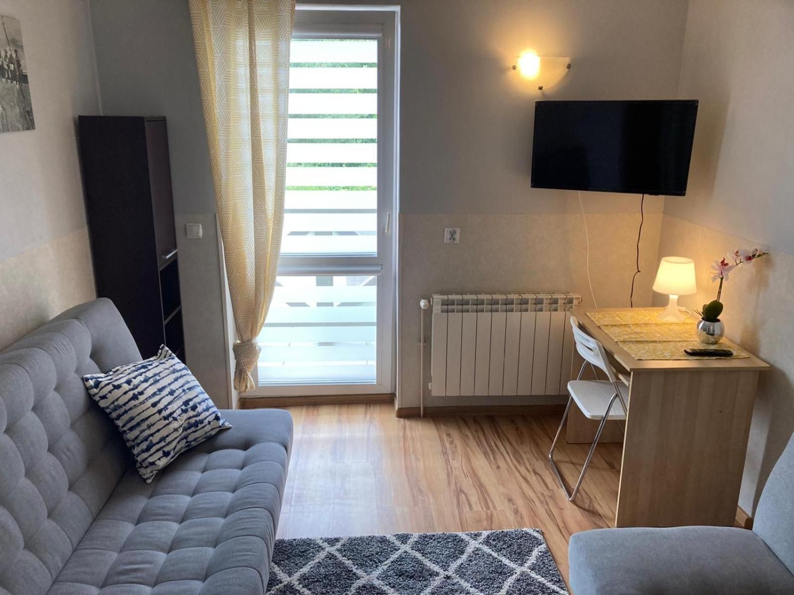 Deluxe One-Bedroom Apartment with Garden View