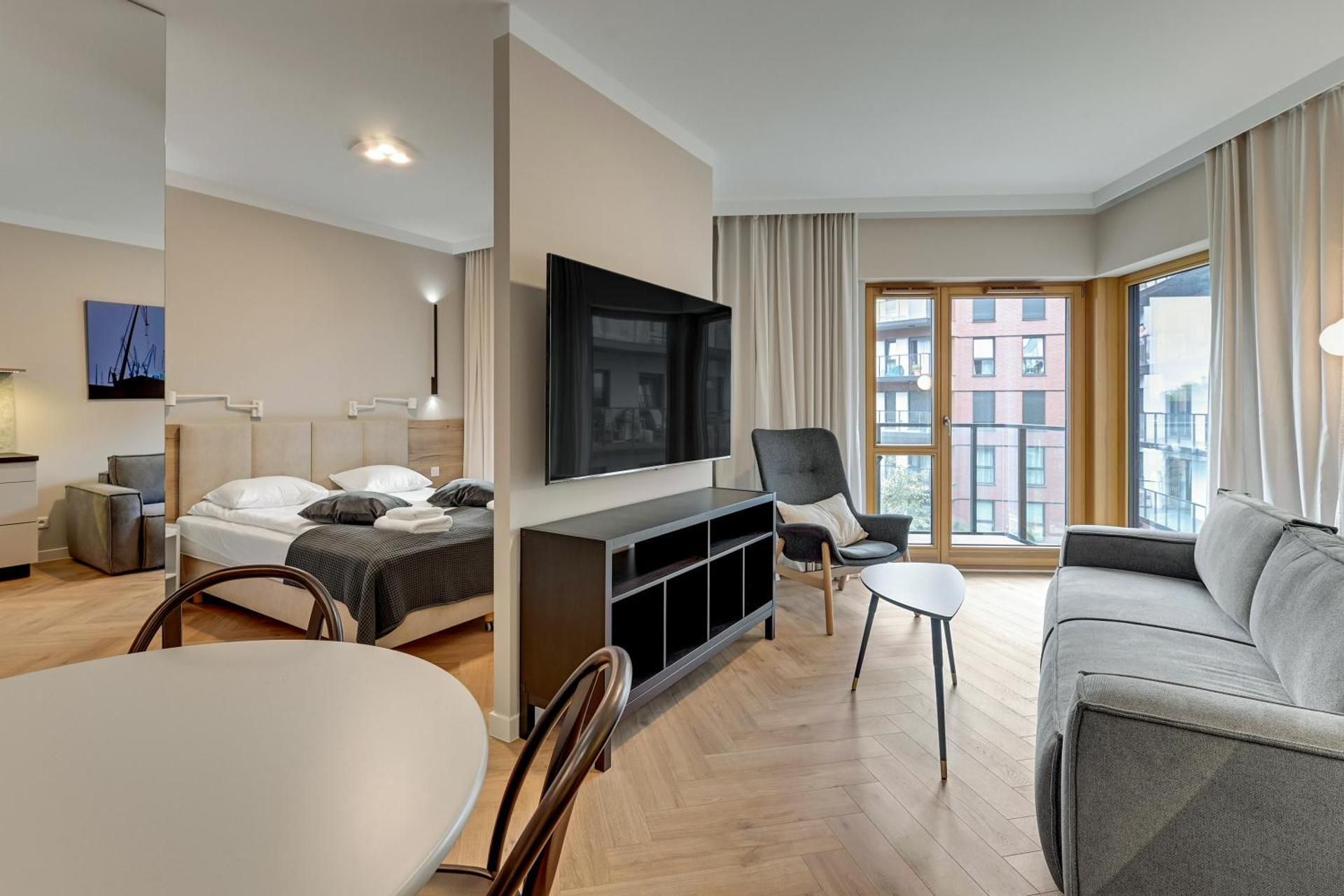 Studio Apartment with Balcony