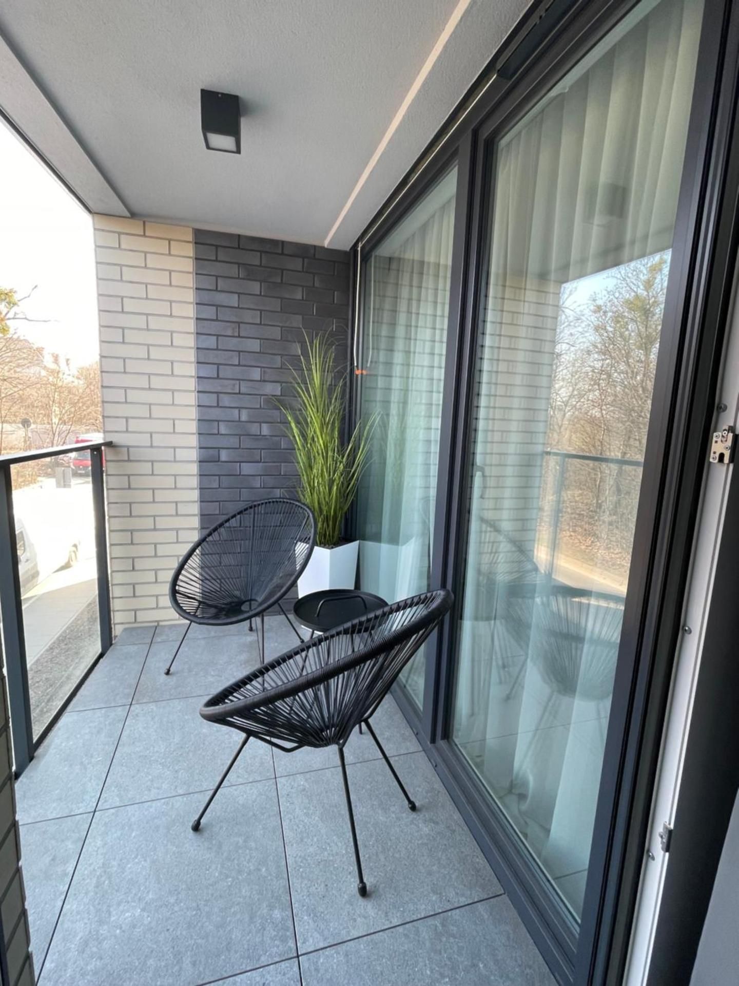 Studio Apartment with Balcony