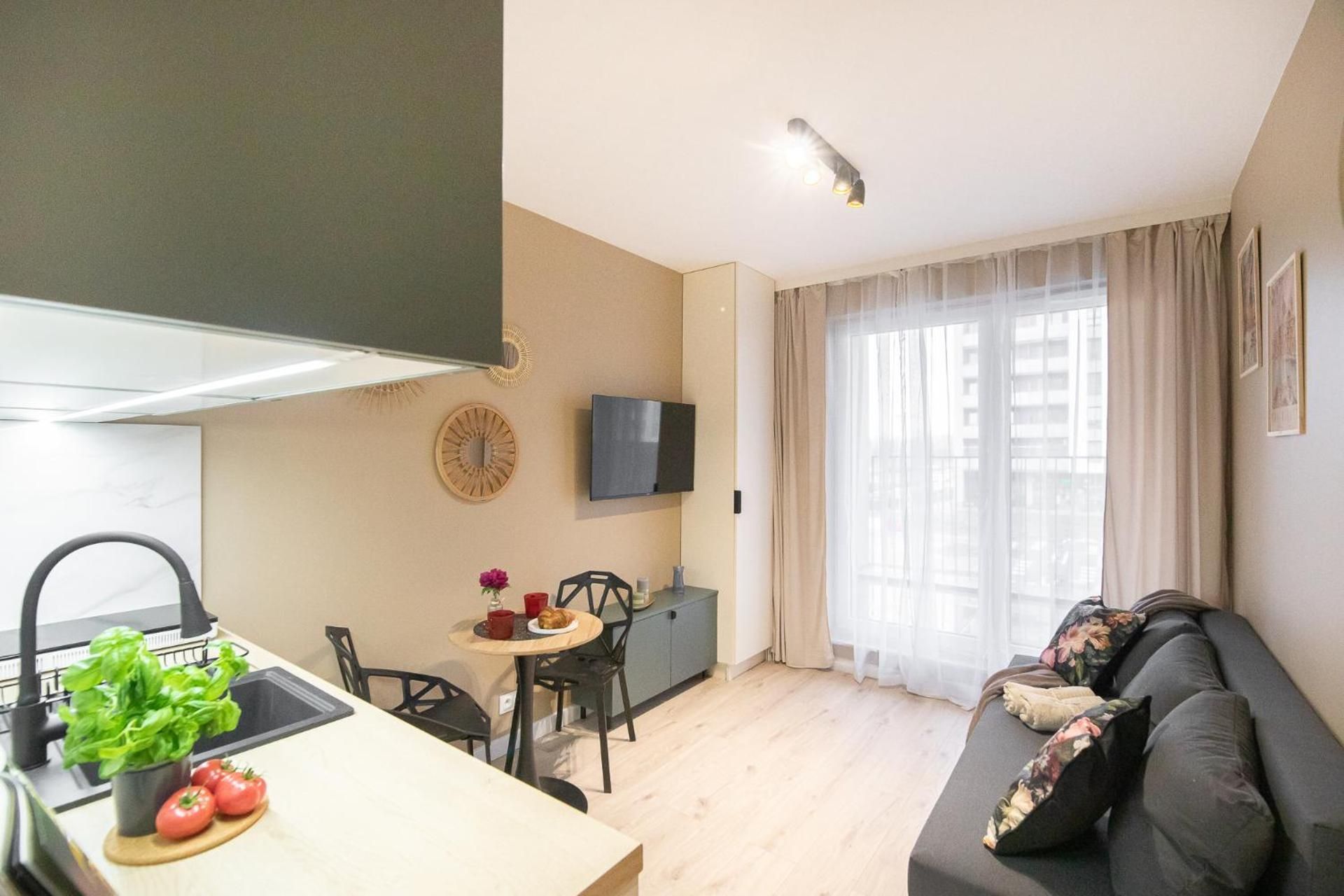 Studio with Balcony