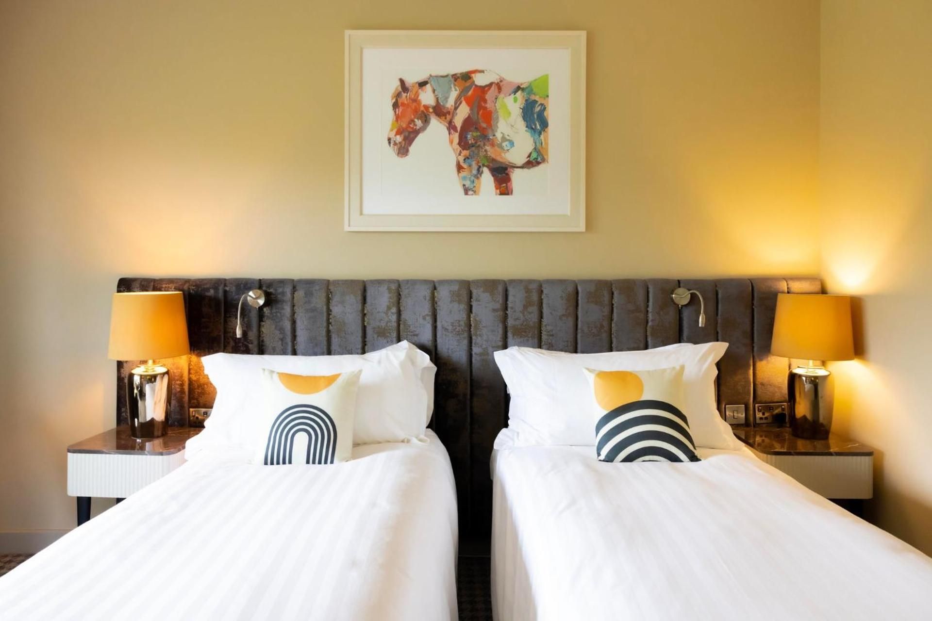 Standard Twin Room with Paddock View and Balcony