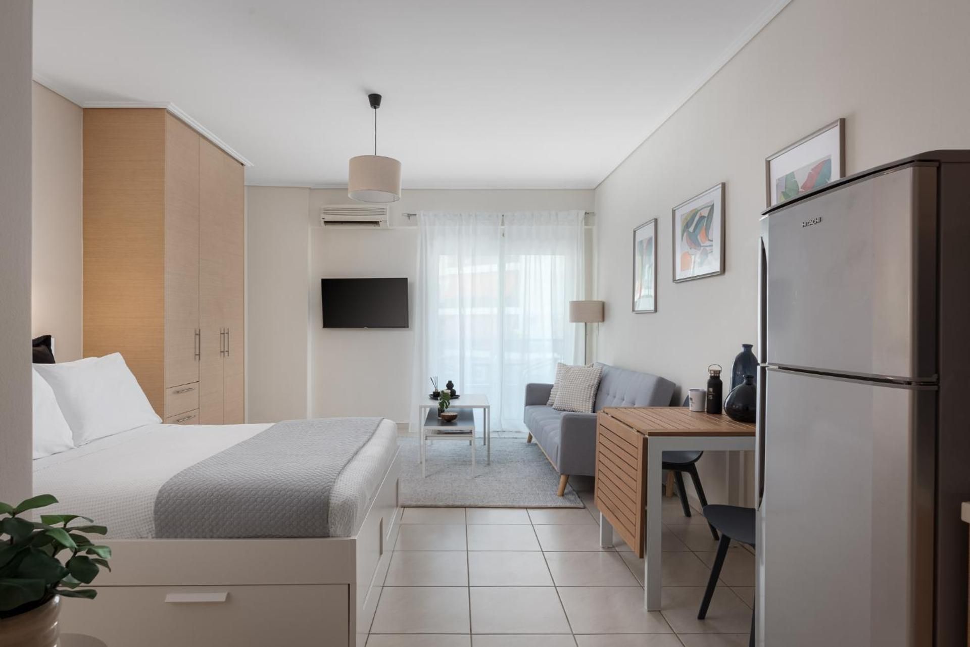 Studio Apartment with Balcony