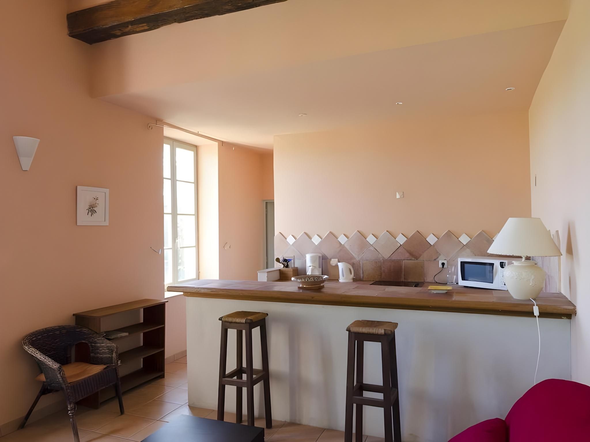 Appartement-Villa-Salle de bain-Terrasse-Gîte La Sellerie