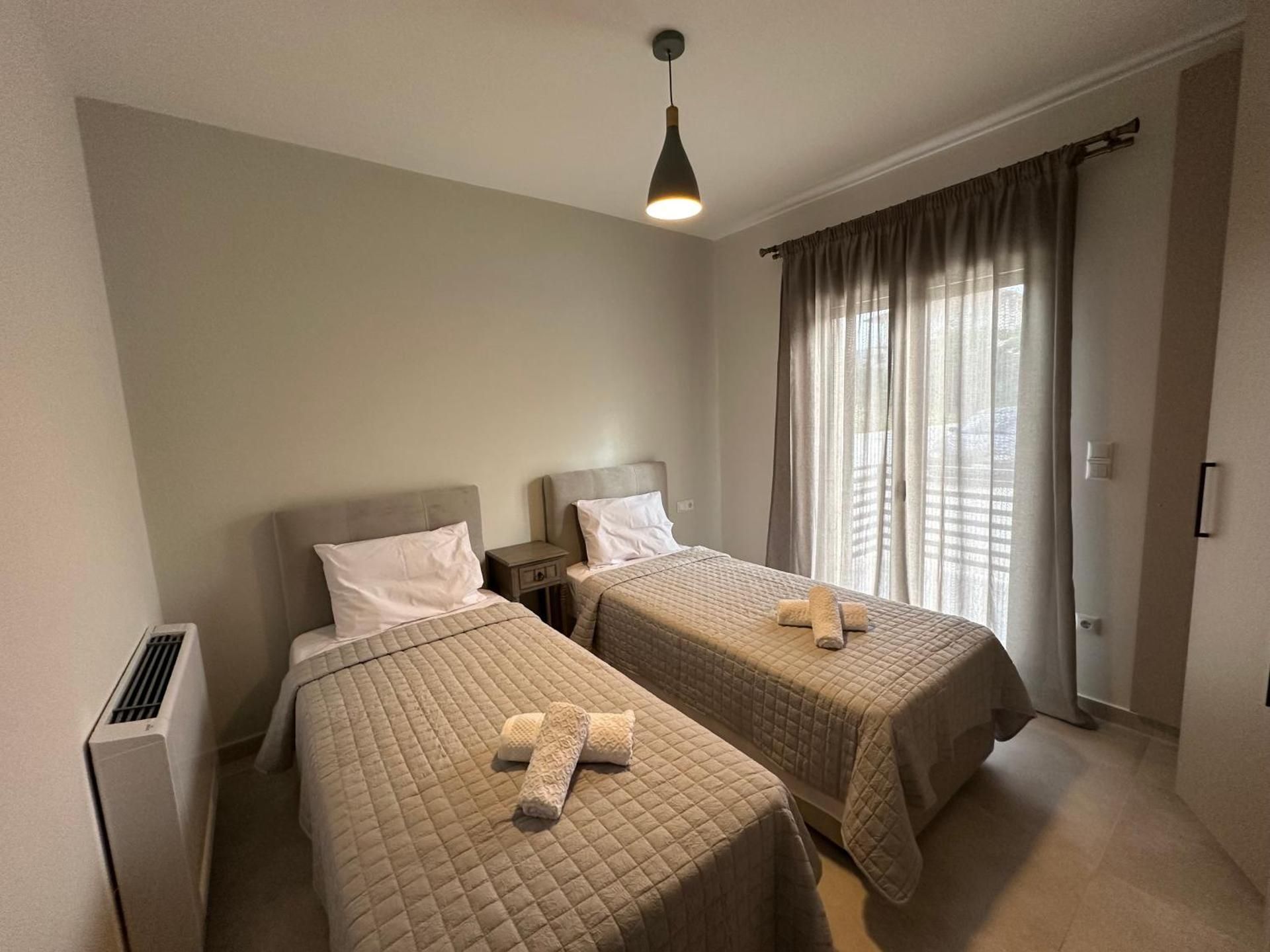 Deluxe Two-Bedroom Apartment with Garden View