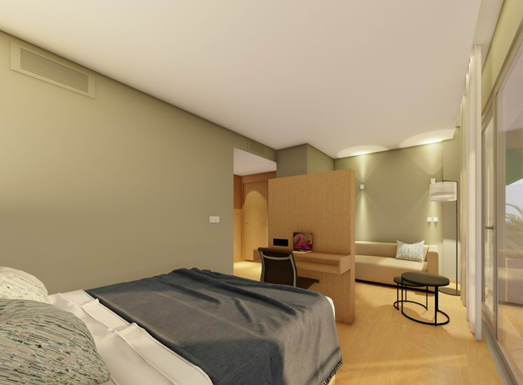 Junior, Suite, 1 King, Sea view, Balcony