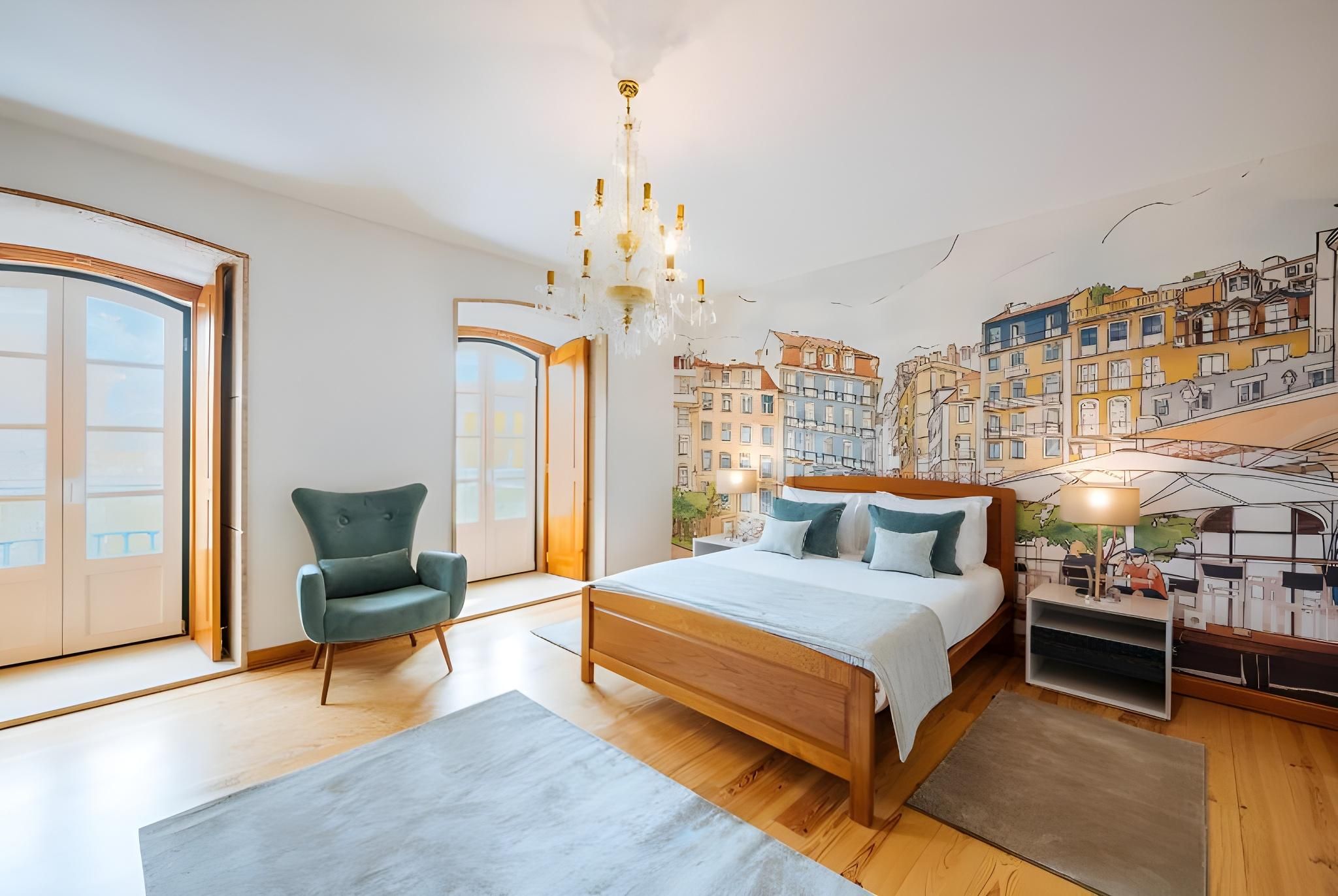 Double or Twin Double Room with Shared Bathroom - Garden view