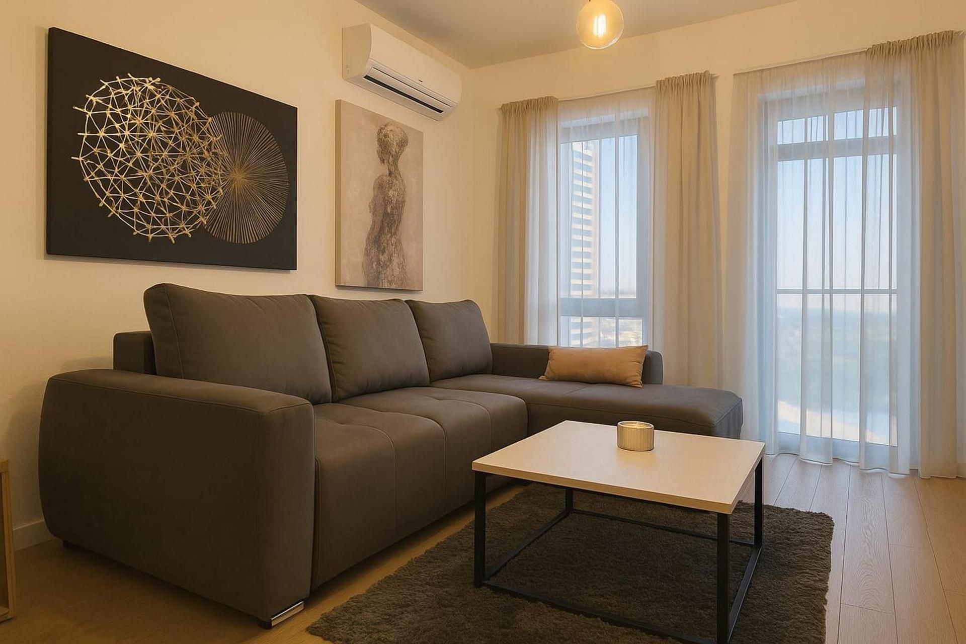 One-Bedroom Apartment with River View