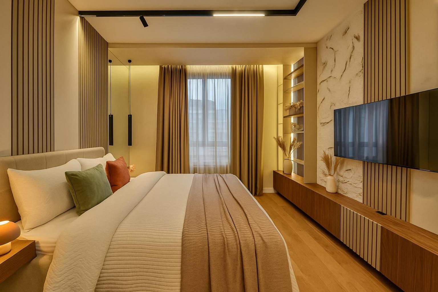 Two-Bedroom Deluxe Apartment with Balcony