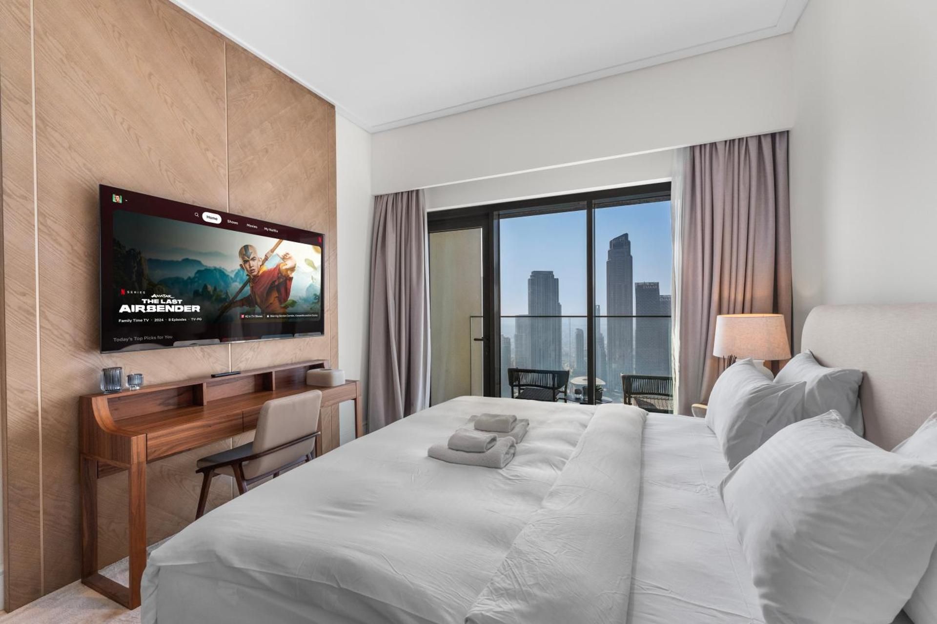 Full Fountain and Burj View - 3BR Burj Royale
