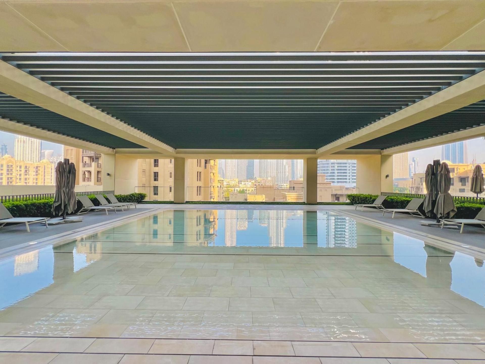 Full Fountain and Burj View - 3BR Burj Royale