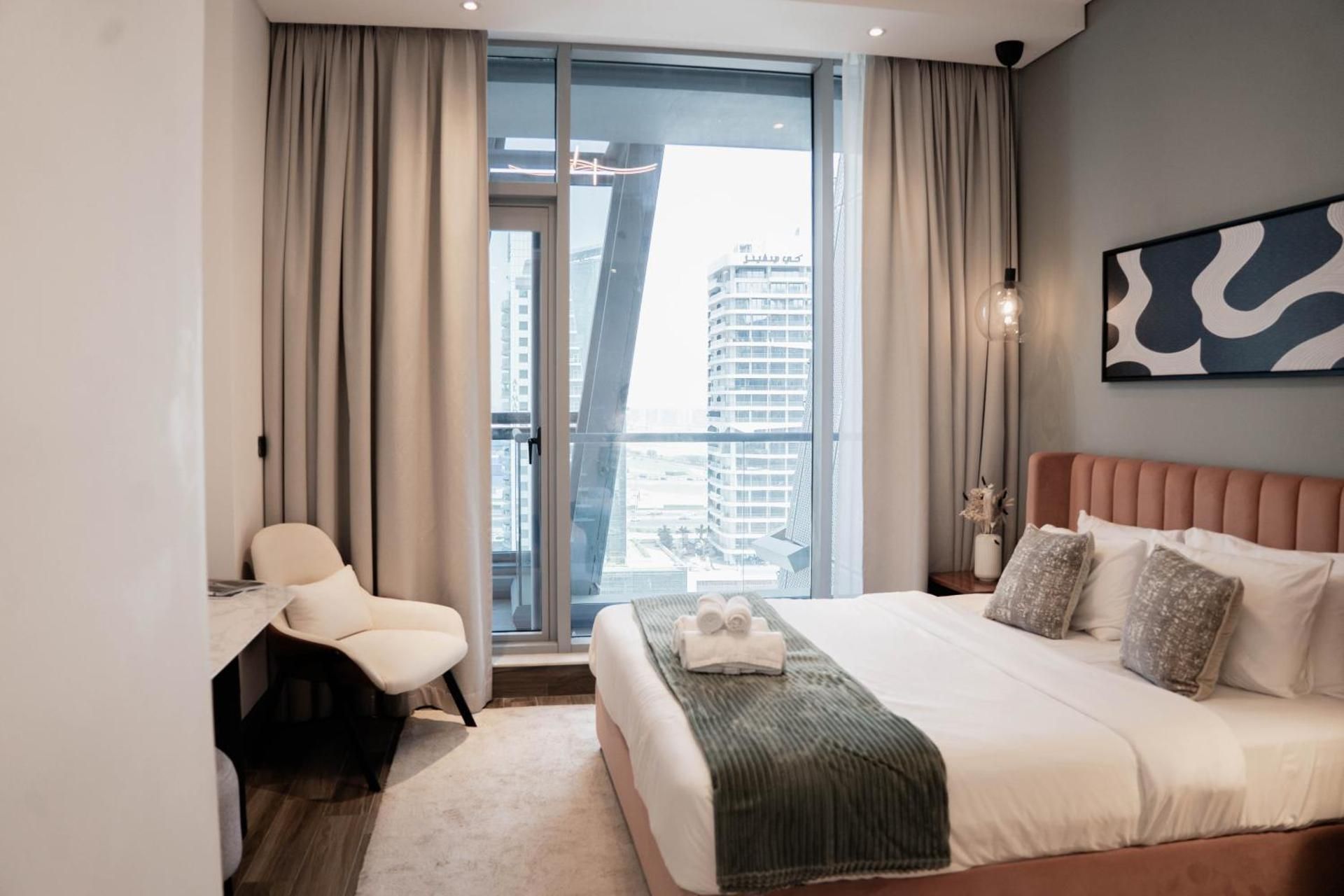One-Bedroom Apartment with Balcony and Water View