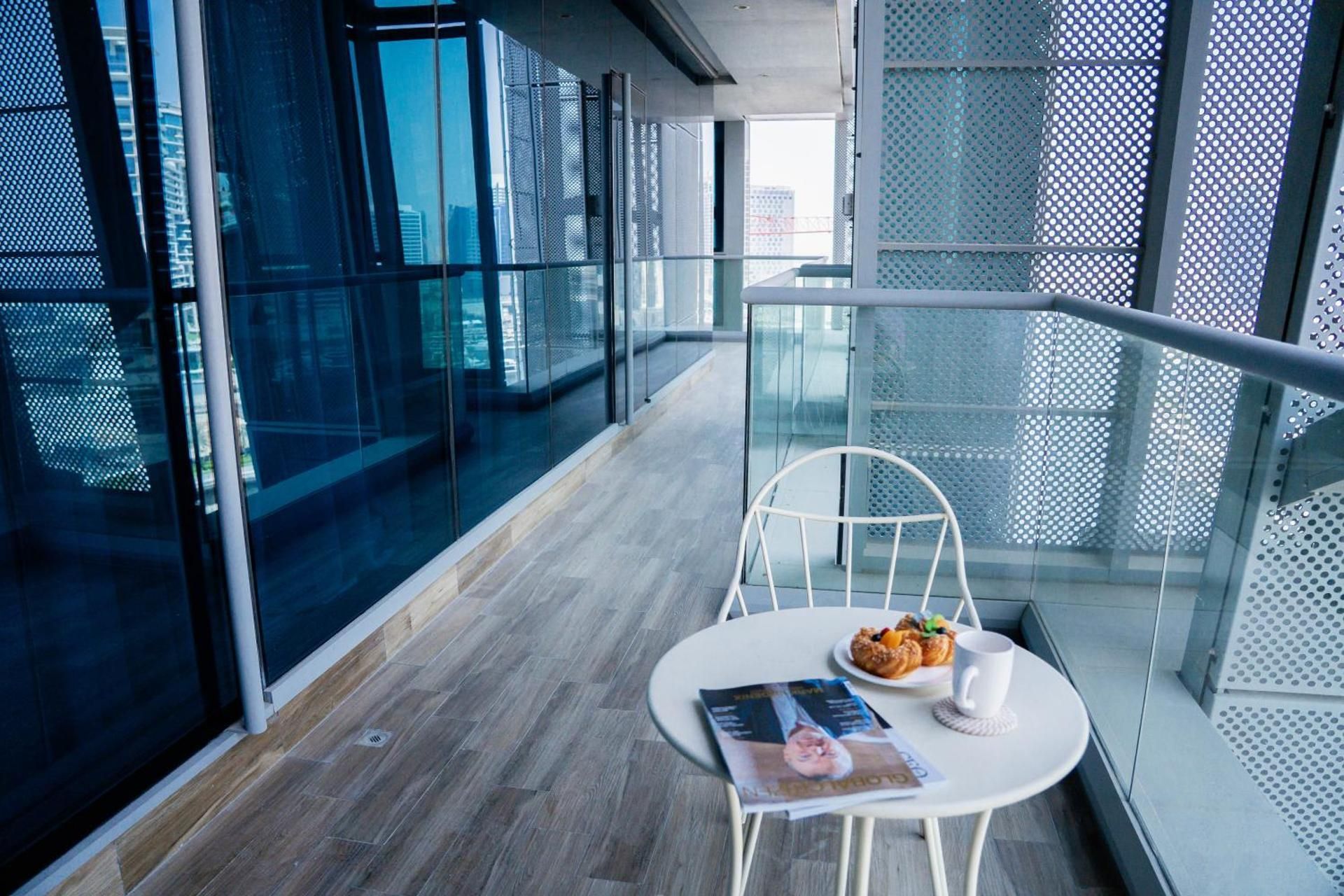 One-Bedroom Apartment with Balcony and Water View