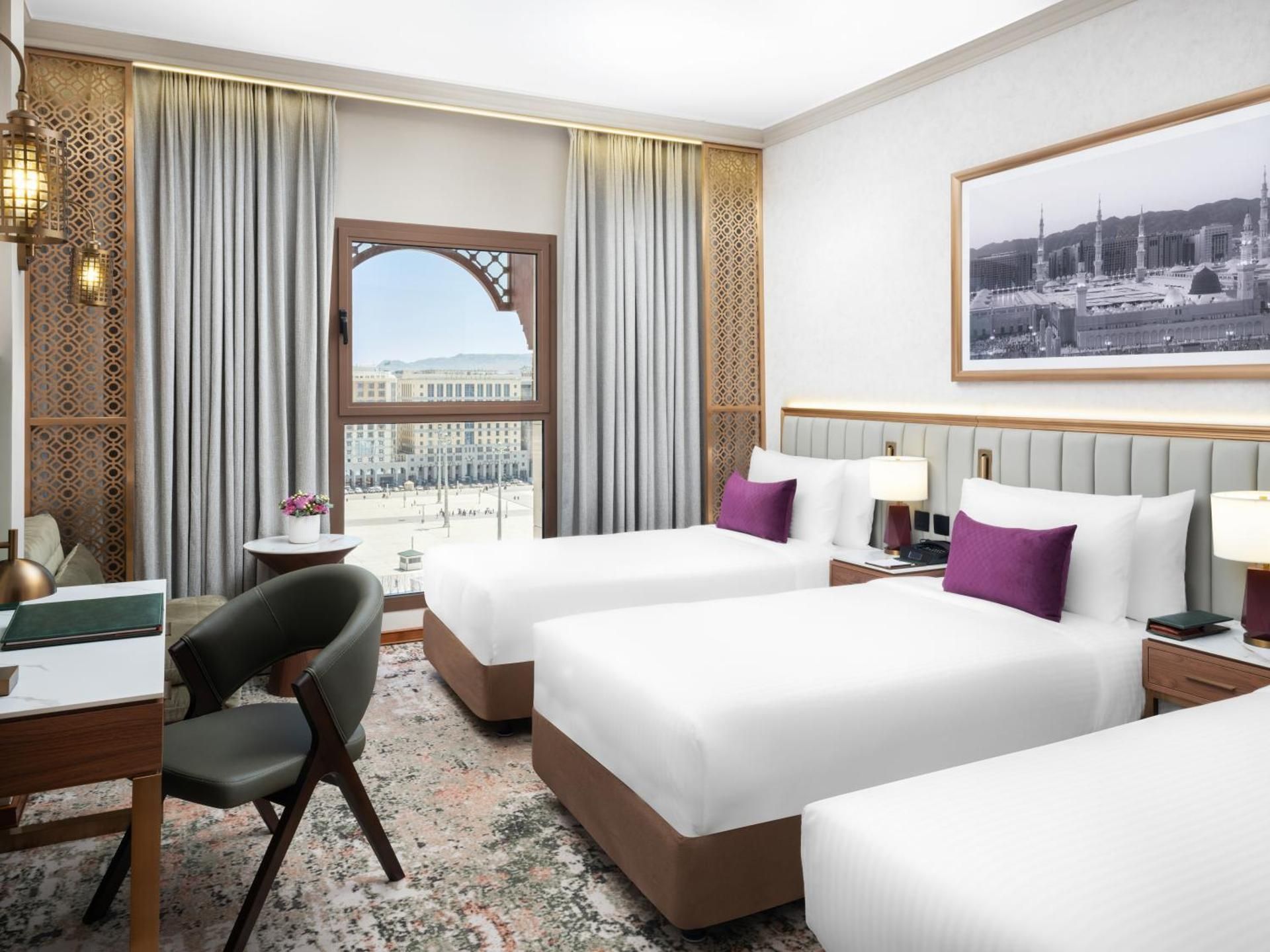 Standard Triple Room Haram View, 03 Single Bed and 01 Washroom