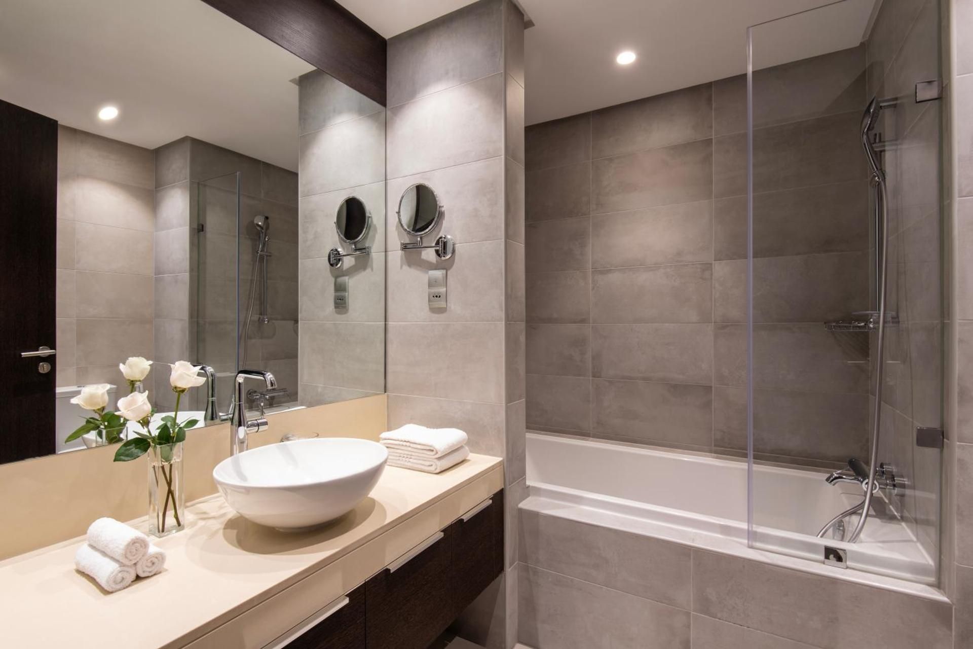 Two-Bedroom Premier Apartment with Balcony and Street View