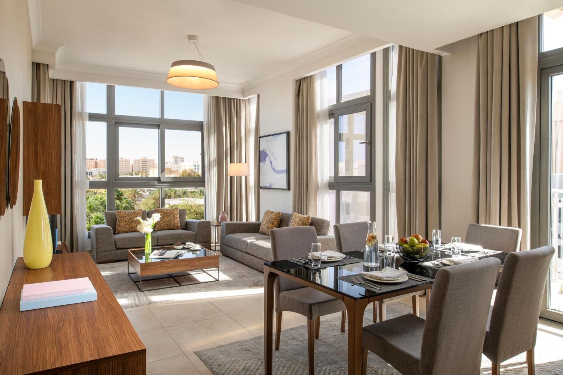 Two-Bedroom Premier Apartment with Balcony and Street View
