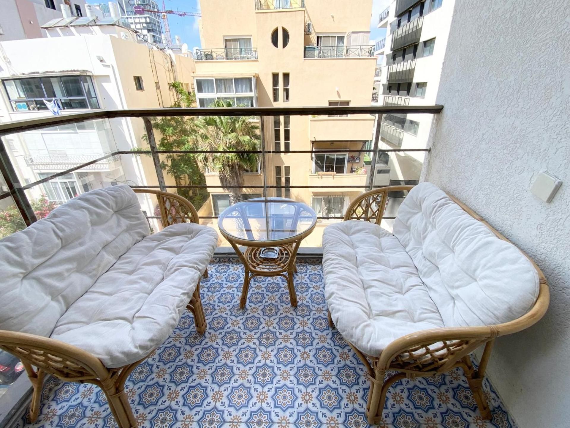One-Bedroom Apartment with Balcony and Sea View - 20 Nechamya Street