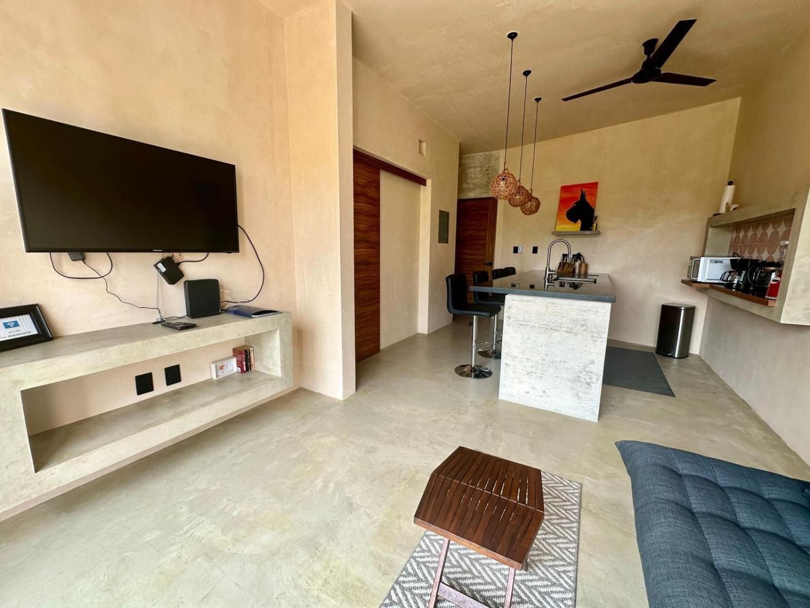 Chichen 27 Departamentos nuevos con piscina cerca de Ferry a Isla Mujeres One-Bedroom Apartment with Balcony 2