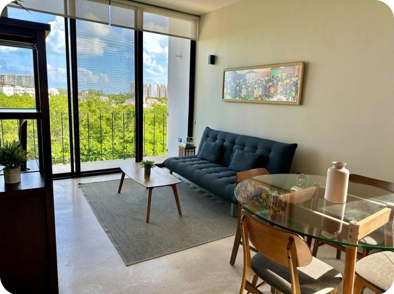 Deluxe One-Bedroom Apartment with City View