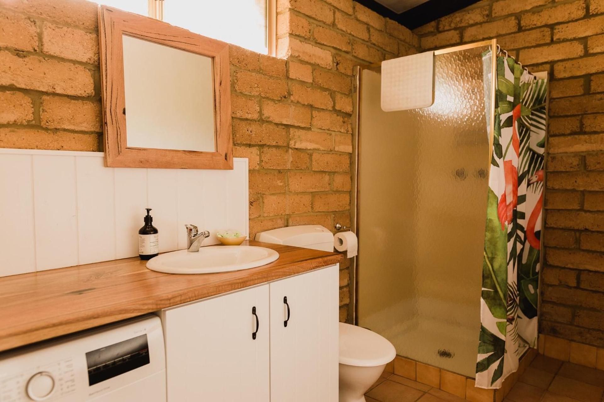 Rammed Earth Brick Family Two-Bedroom Cottage
