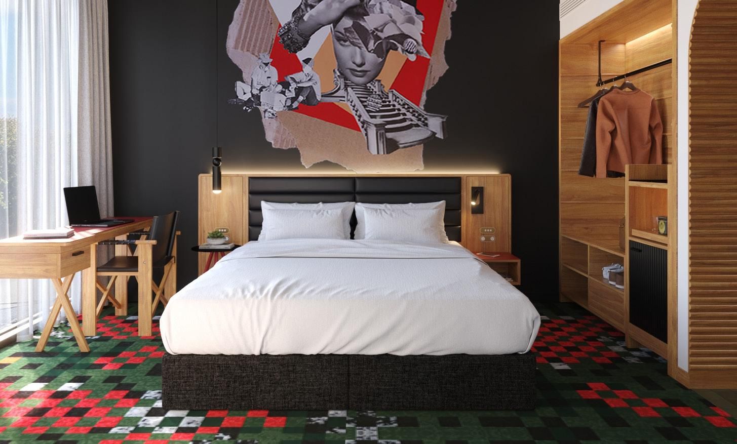 25hours Hotel Sydney The Olympia Medium Courtyard Queen 2