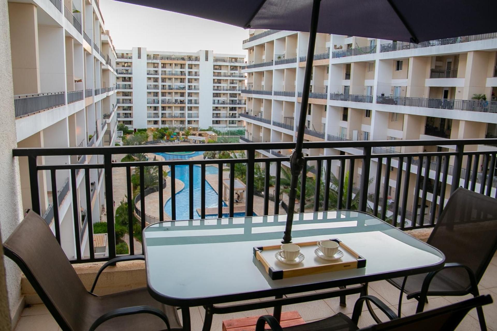 One-Bedroom Apartment with Balcony and Sea View
