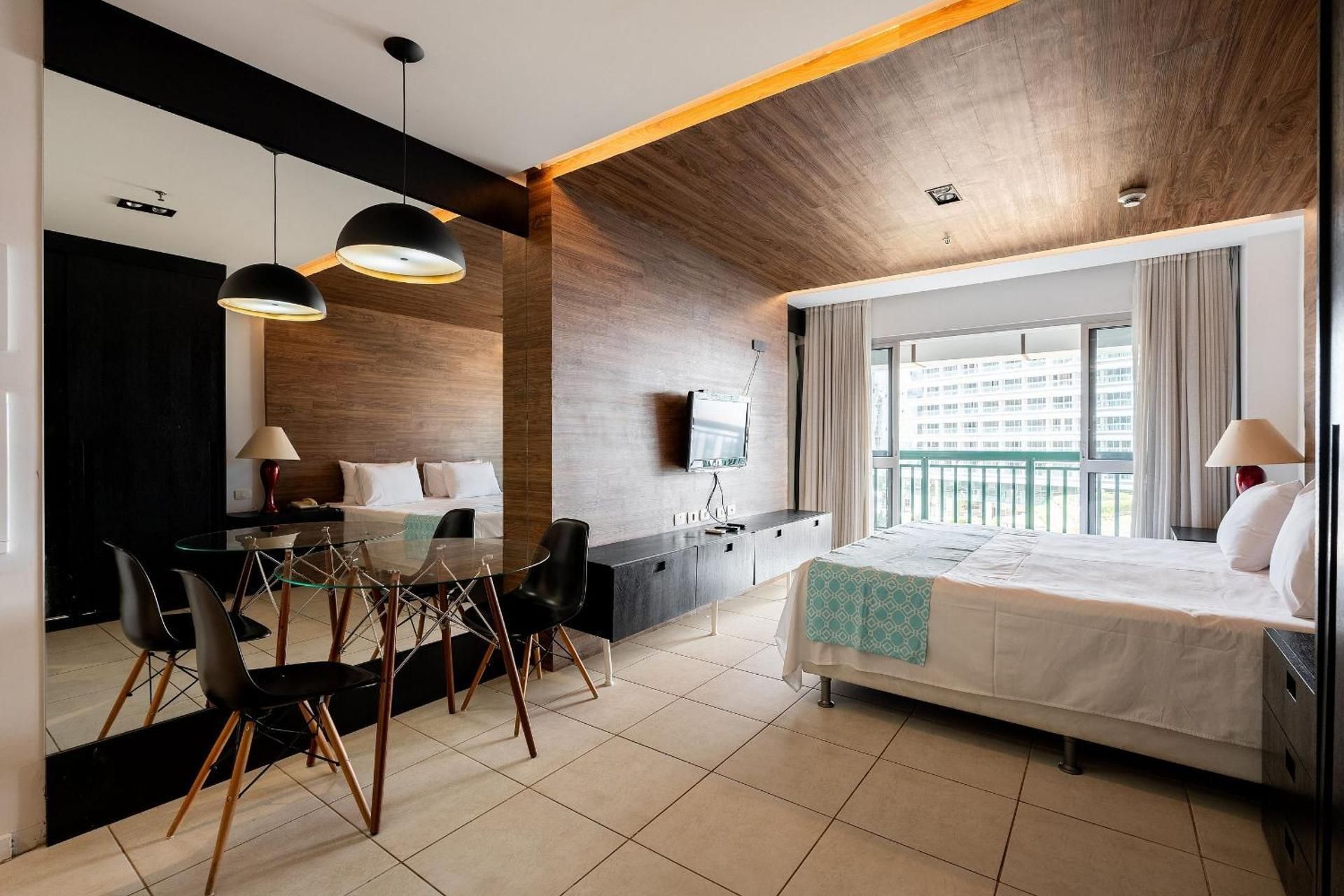 One-Bedroom Apartment with Garden View