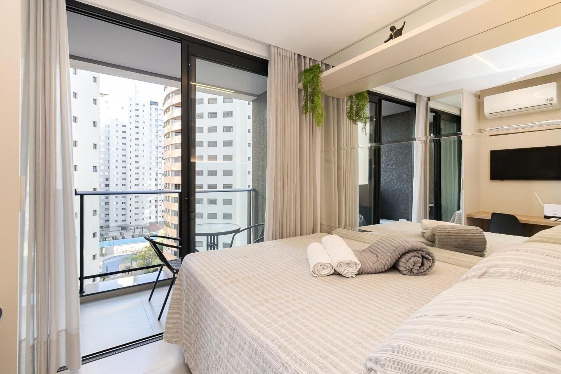 Studio with Balcony