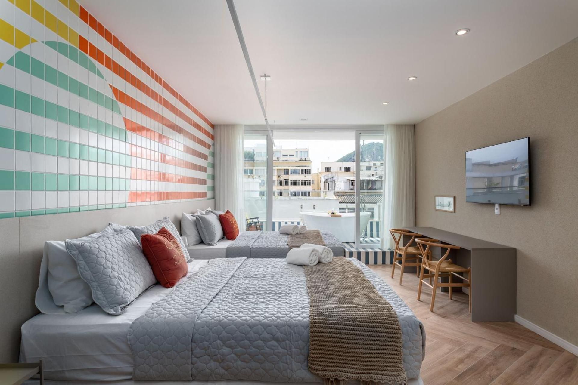 One-Bedroom Apartment with Balcony and Sea View