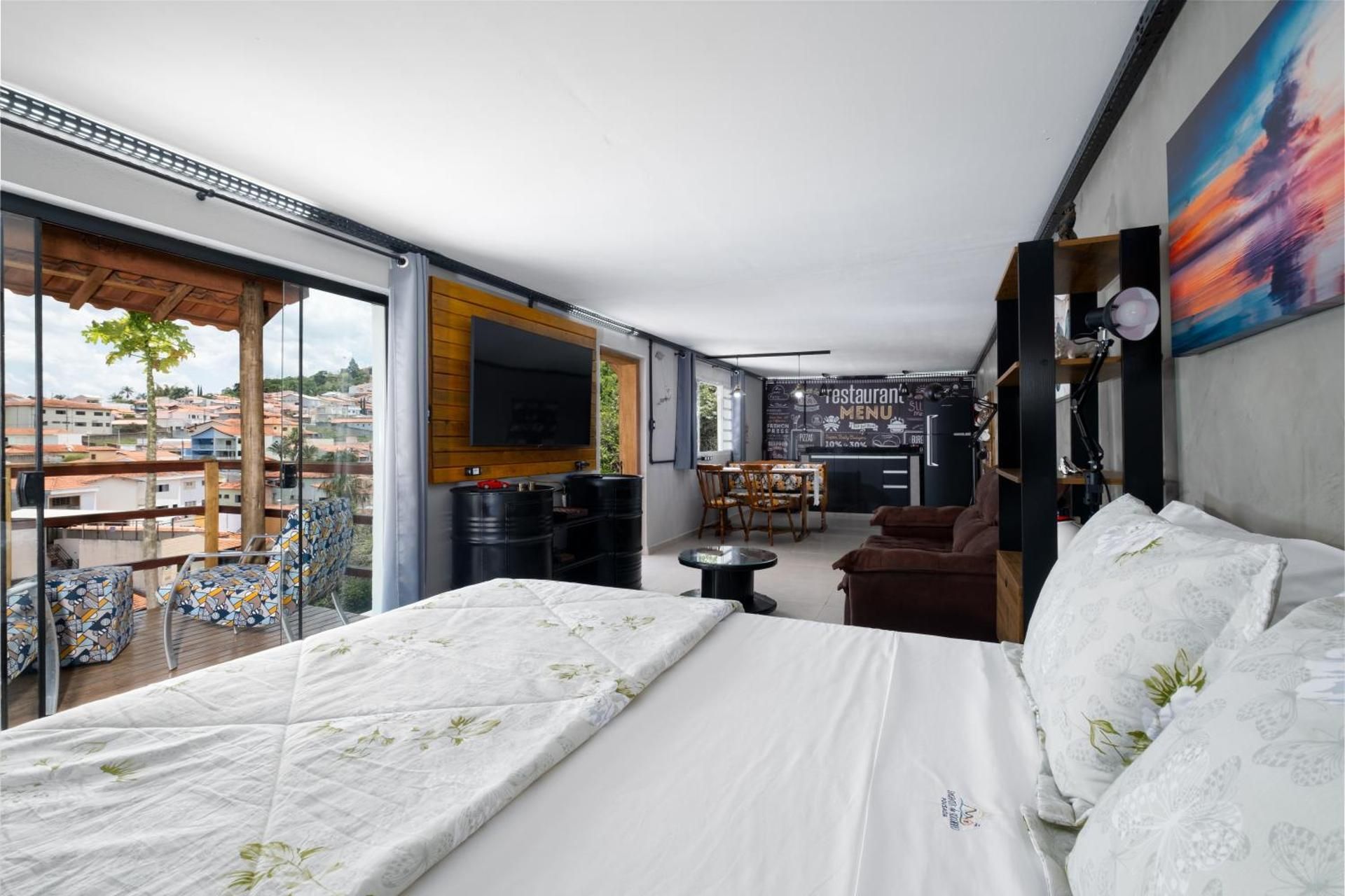 Studio with Balcony