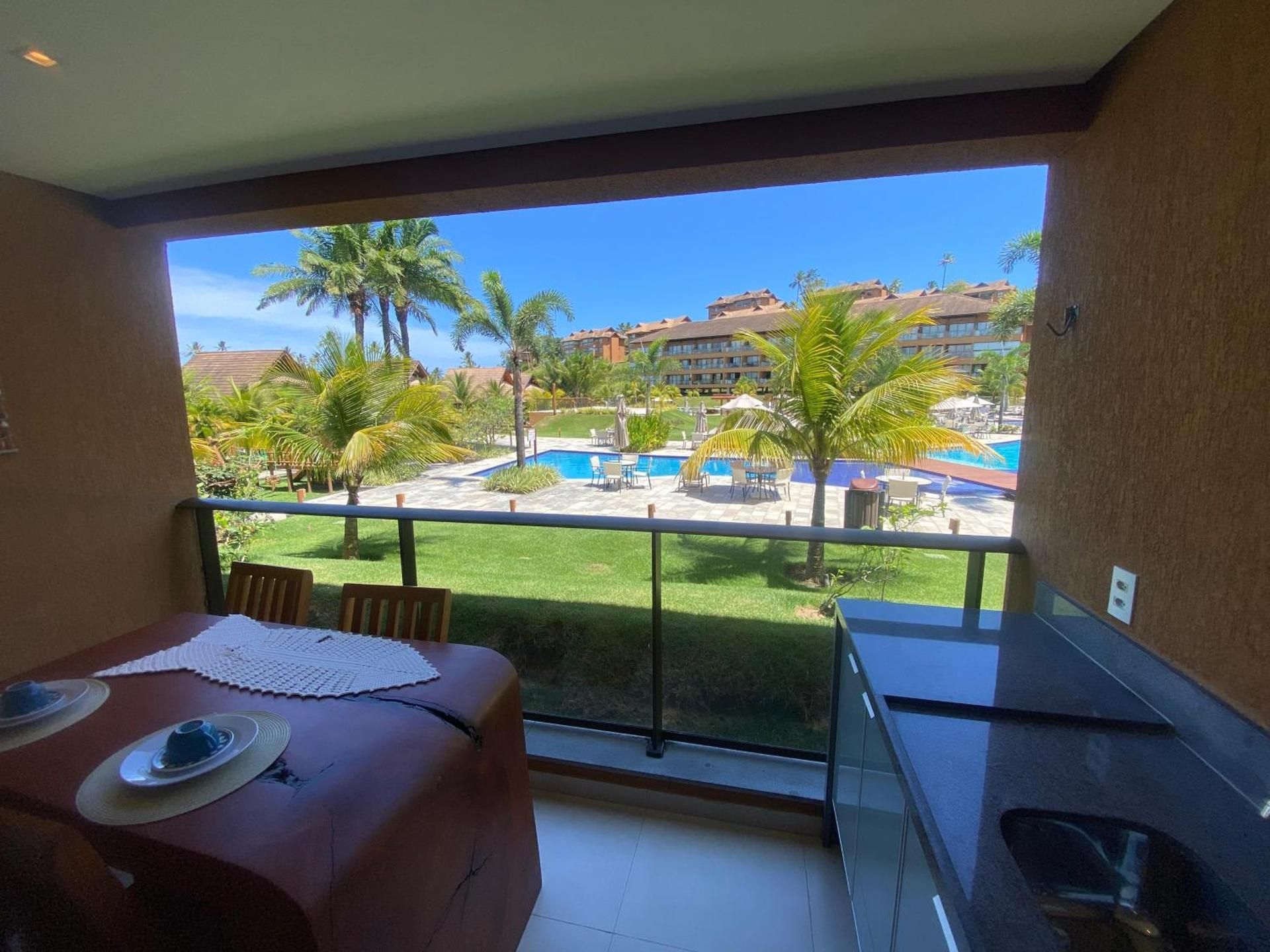 Studio with Pool View