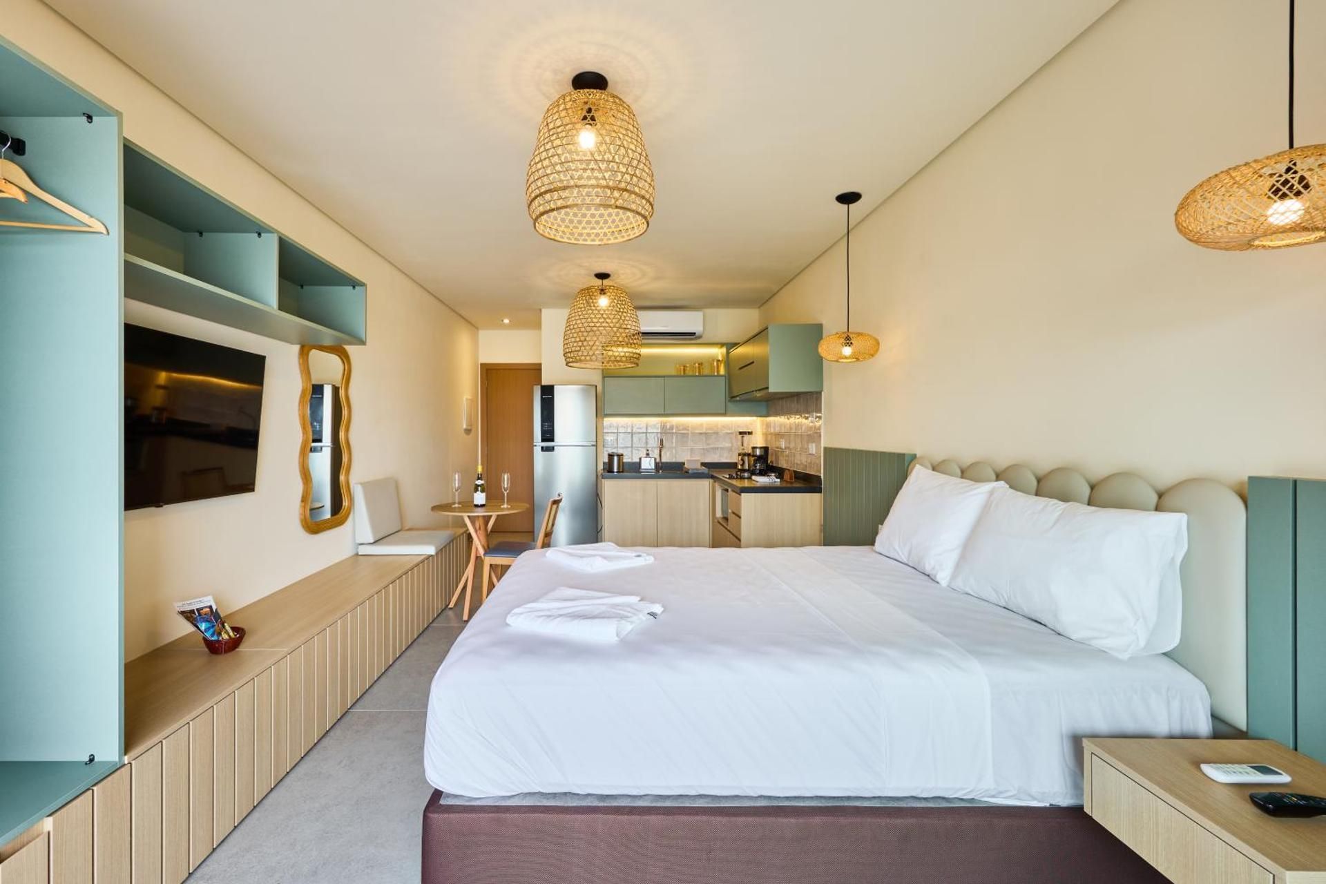One-Bedroom Loft Apartment with Balcony