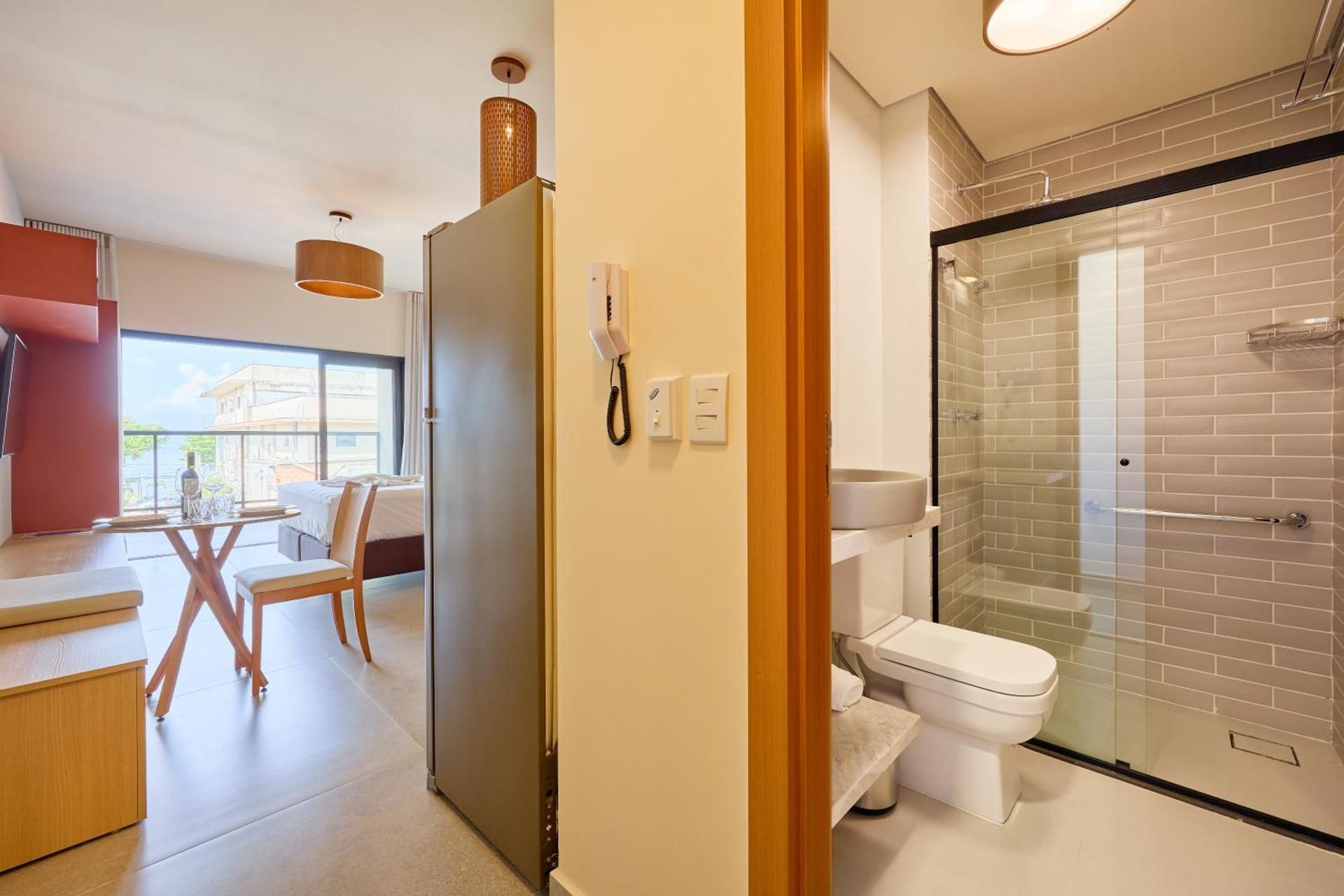 One-Bedroom Loft Apartment with Balcony