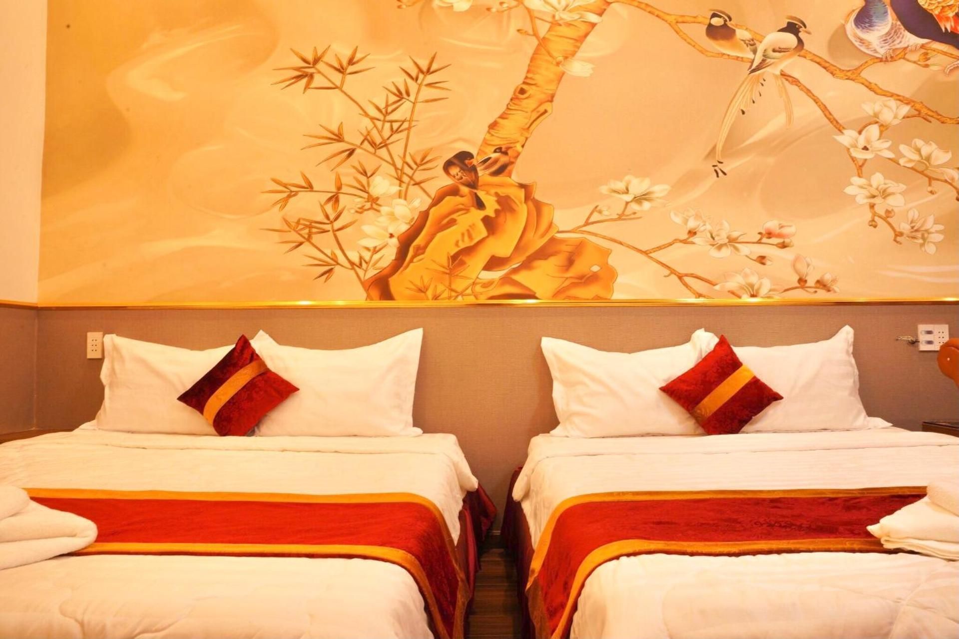 Hoang Tay Hotel - Dong Thap Quadruple Room with Garden View