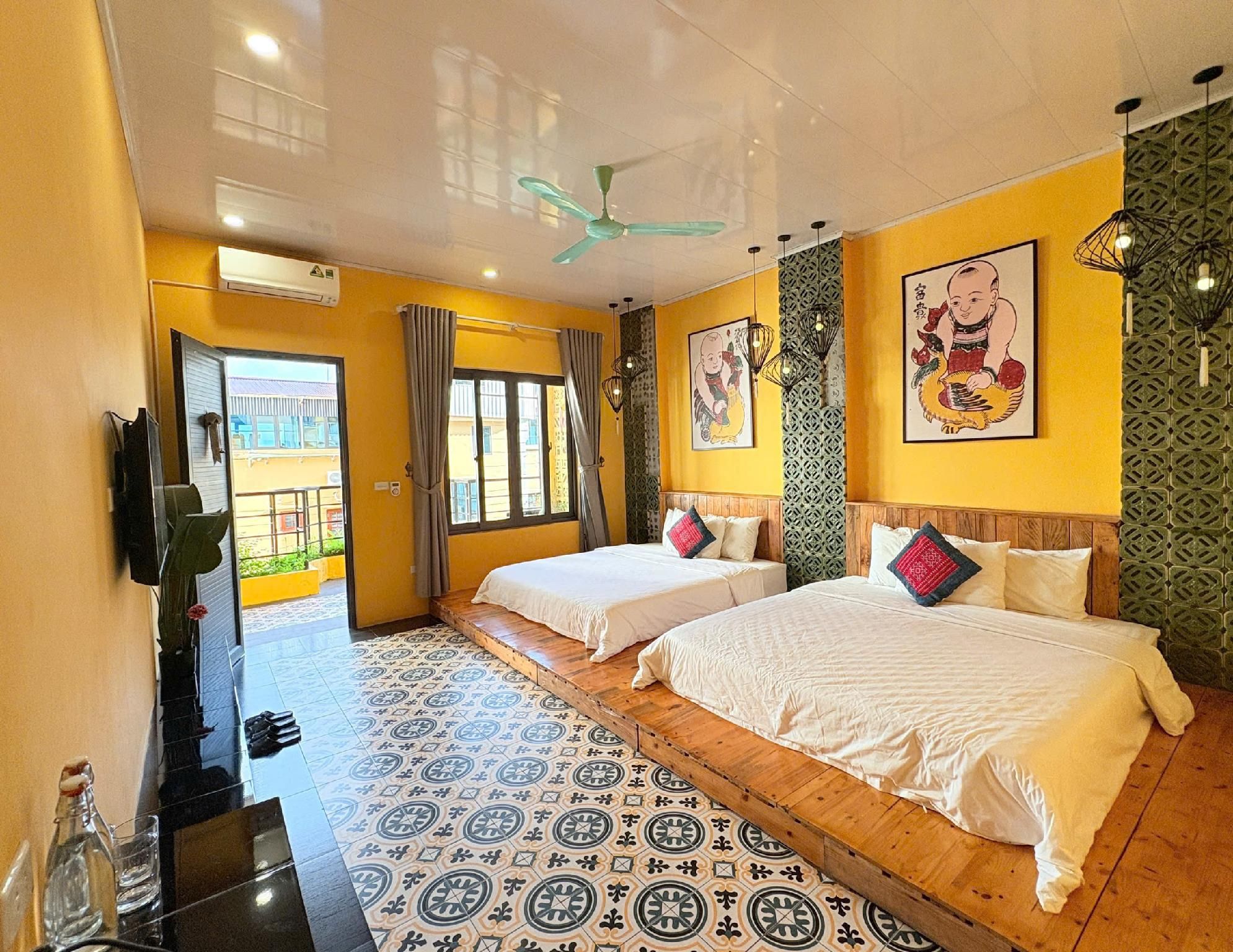 Sky Garden Tam Dao 2 Double Beds 2