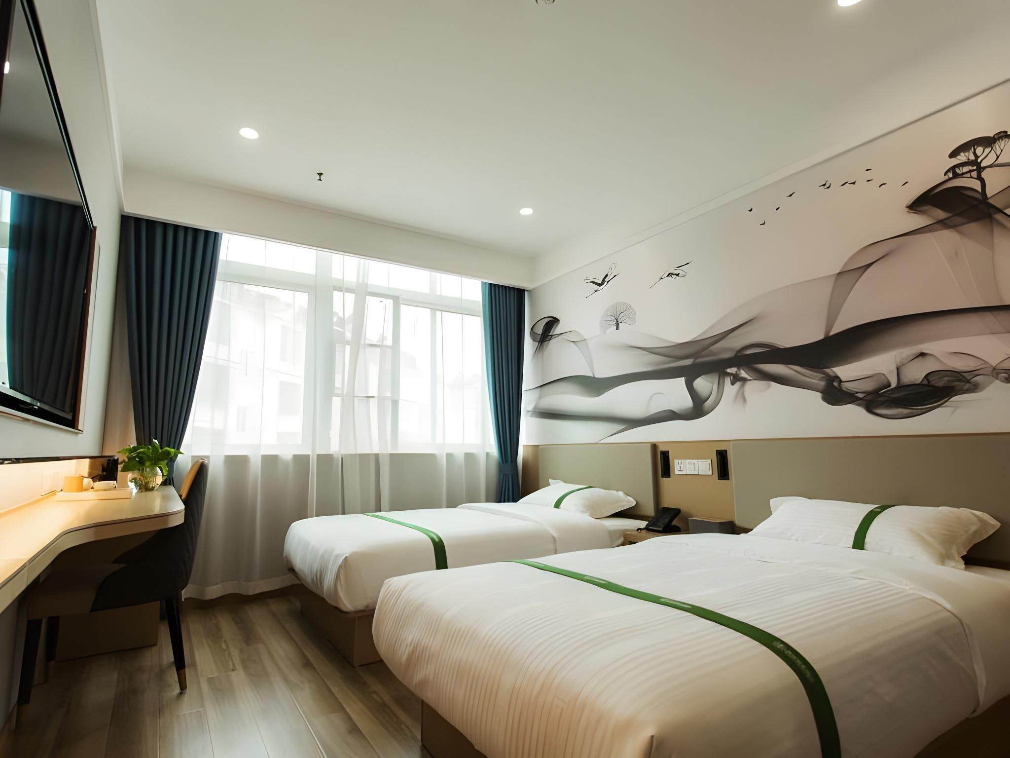 Green Tree Inn Taizhou Xinghua Anfeng Run'an Garden Guest Twin Room