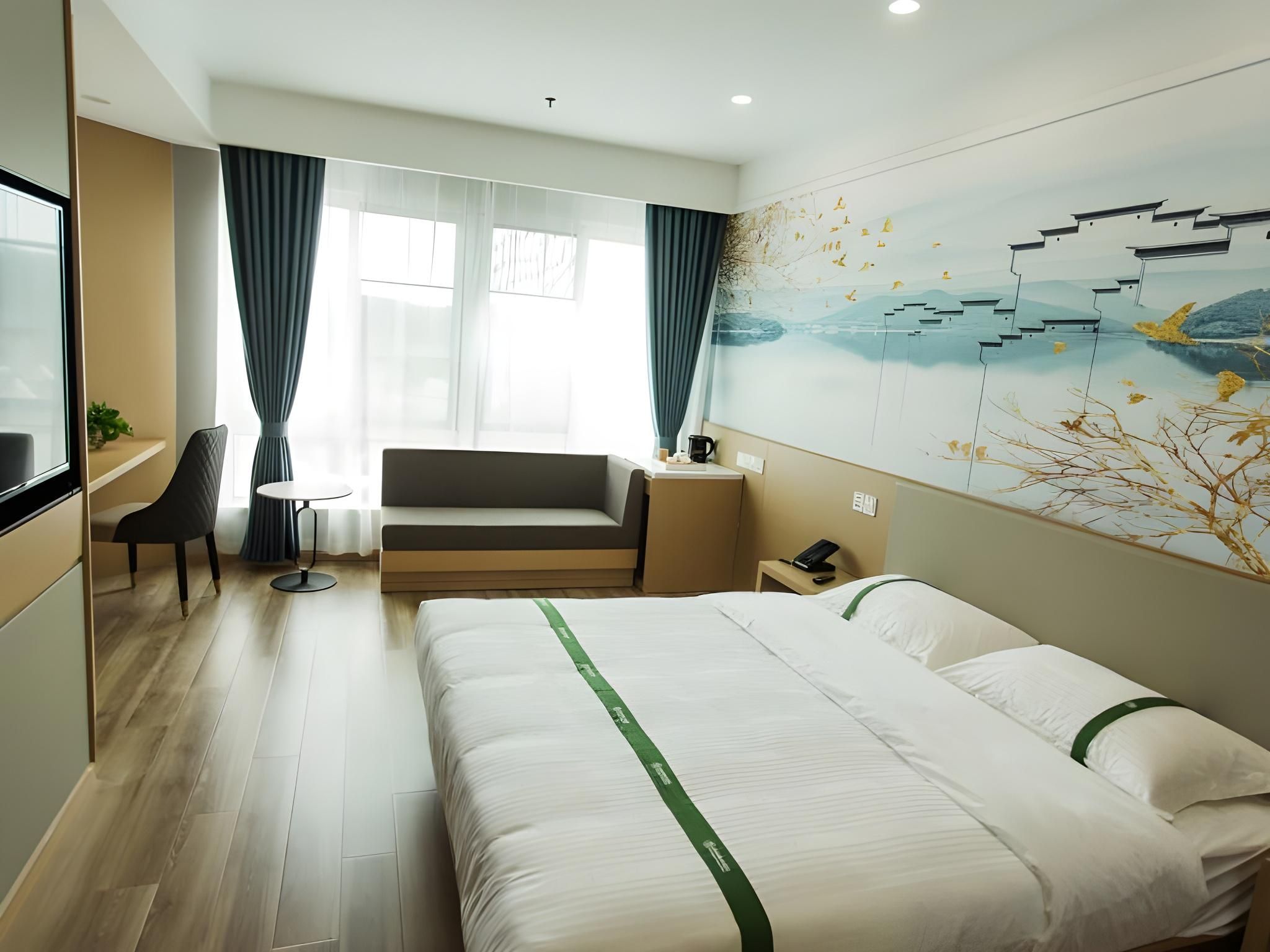 Green Tree Inn Taizhou Xinghua Anfeng Run'an Garden Superior 1 Queen