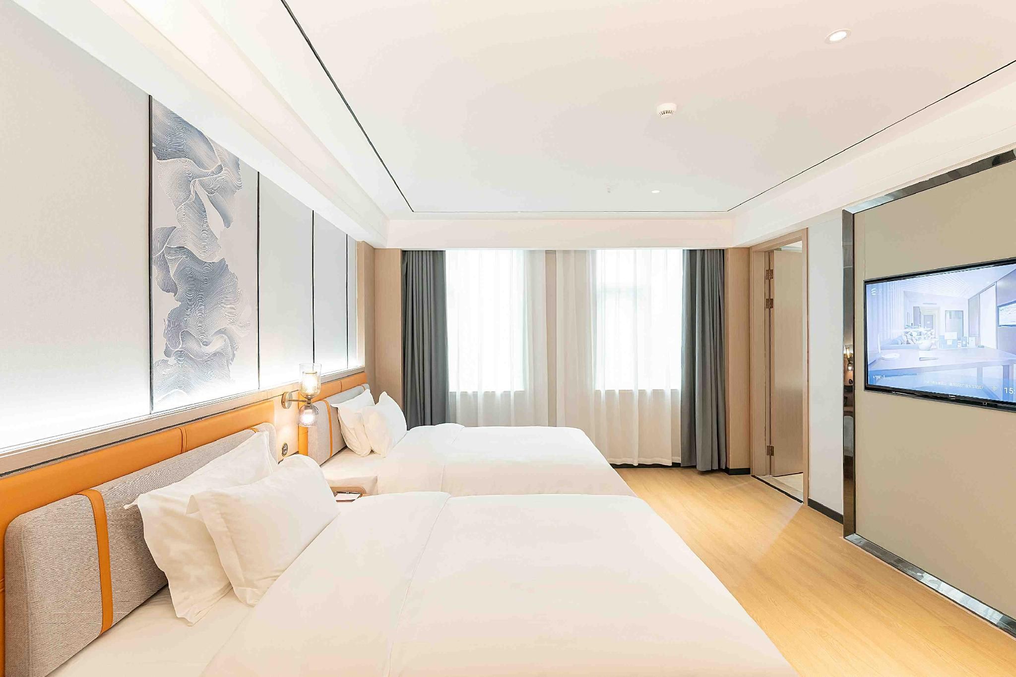MEHOOD Hotel Xiangyang Wanda Plaza Railway Station Twin Business Room