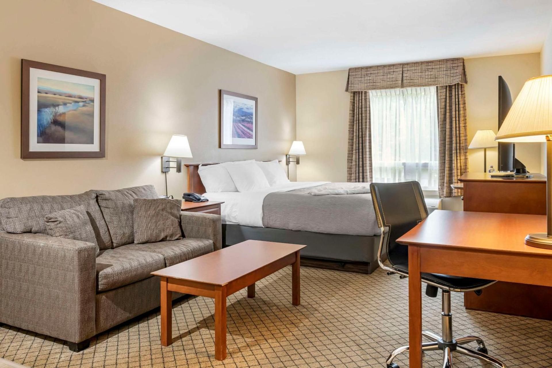 King Room with Hot Tub and Sofa bed - Non-Smoking