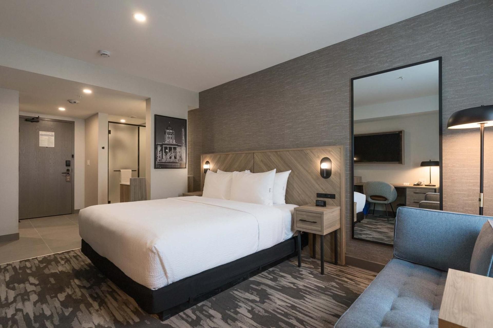 Standard Room, 1 King Bed, Euro Bathroom