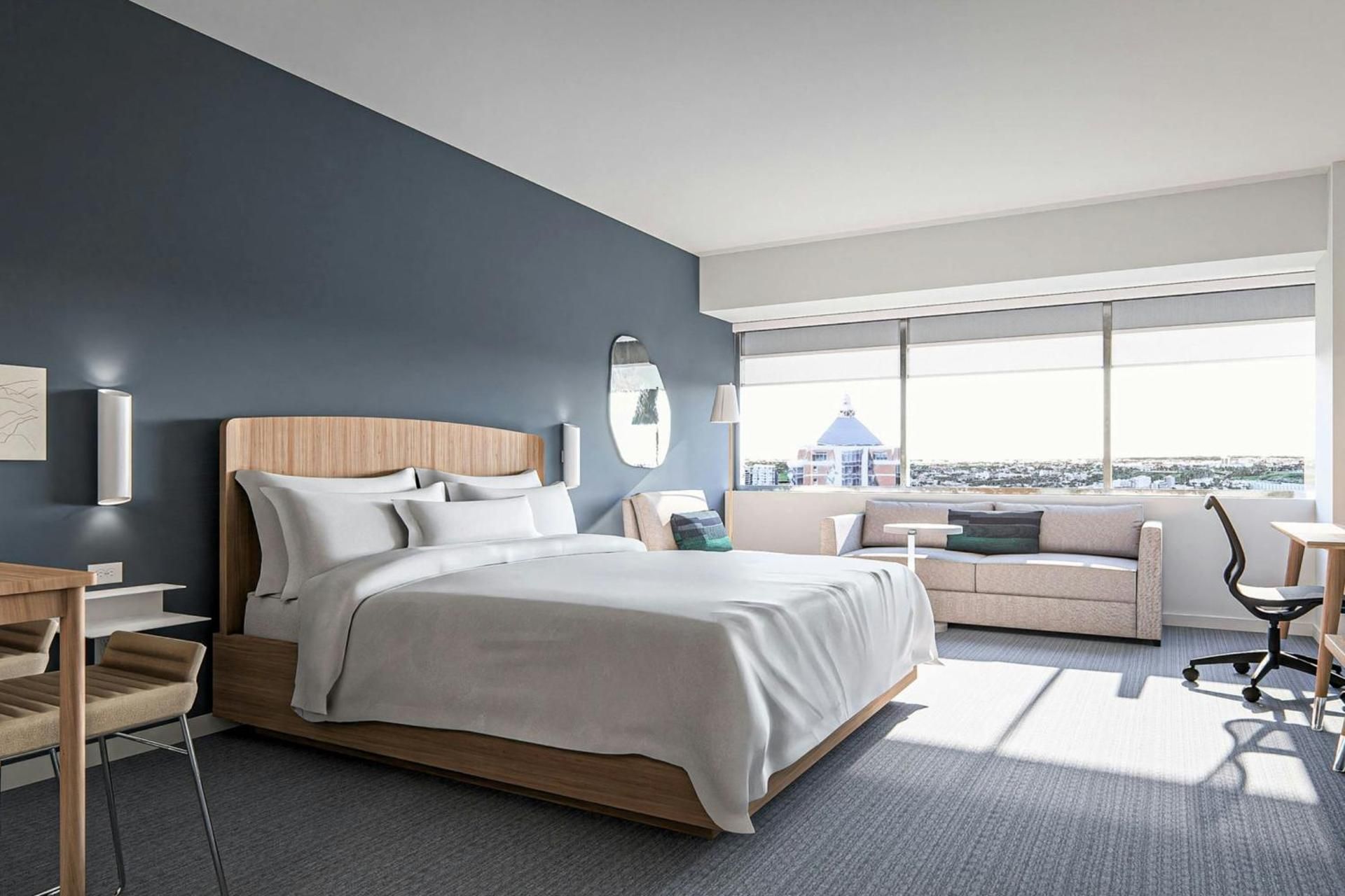 King Studio Suite with Sofa Bed and River View