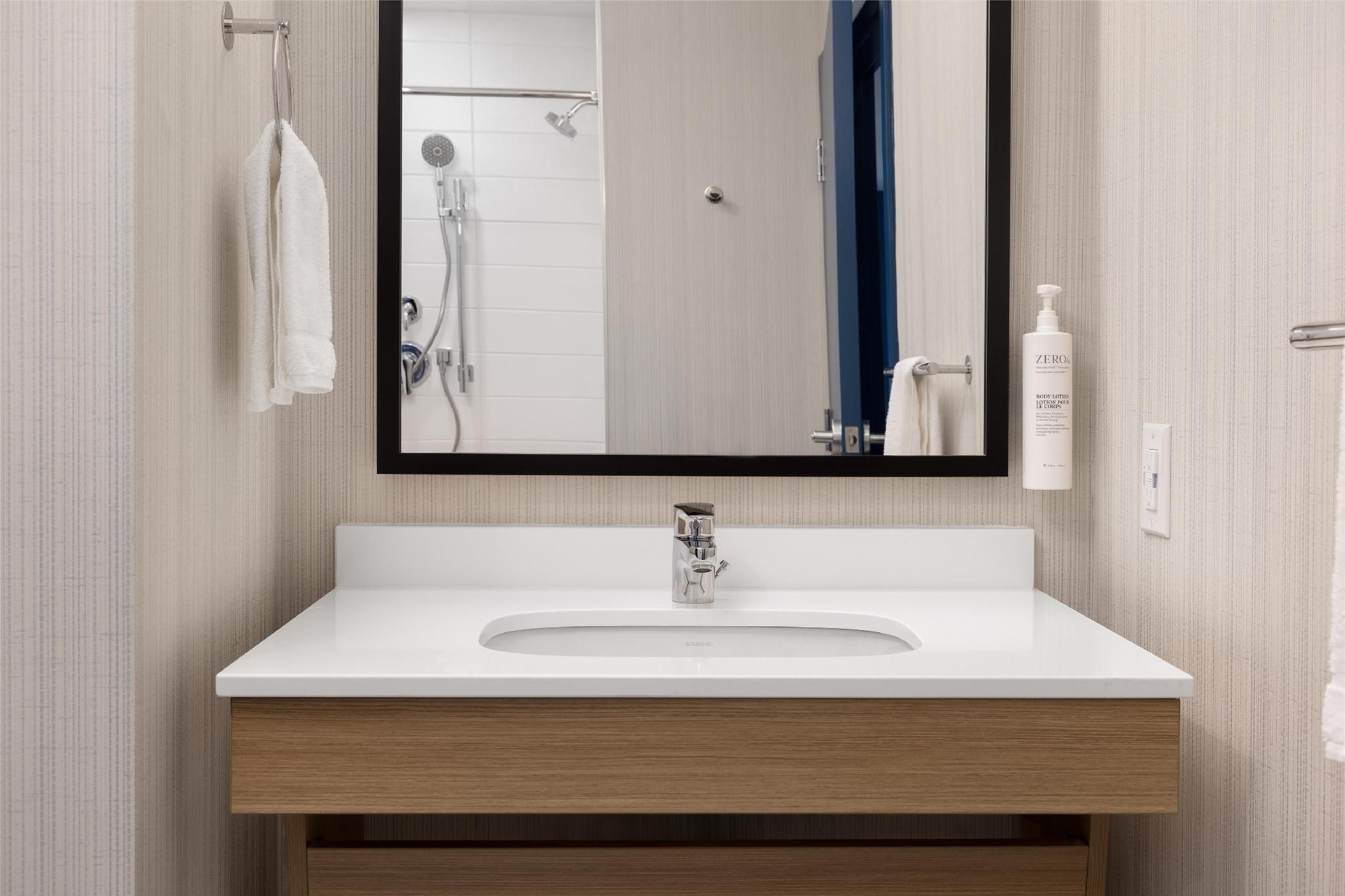 Spark by Hilton Woodstock 1 KING MOBILITY ACCESSIBLE ROLL IN SHOWER 2