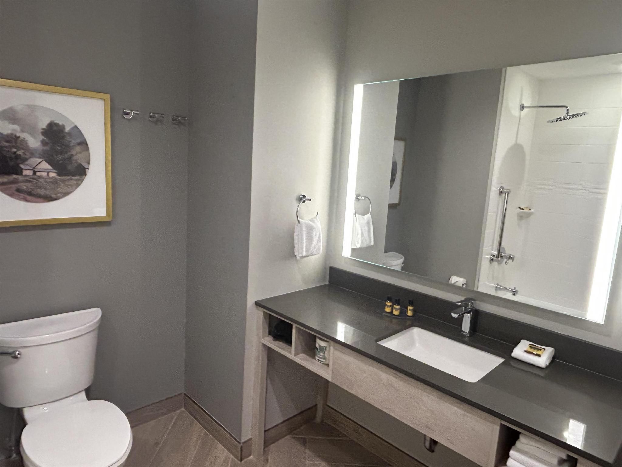 Suite-2 Queen Beds, Non-Smoking, Kitchenette, Sitting Area, Wi-Fi, Shower Only