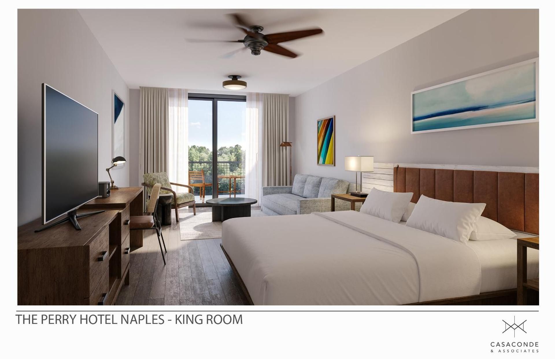 The Perry Hotel Naples Studio with Pool View