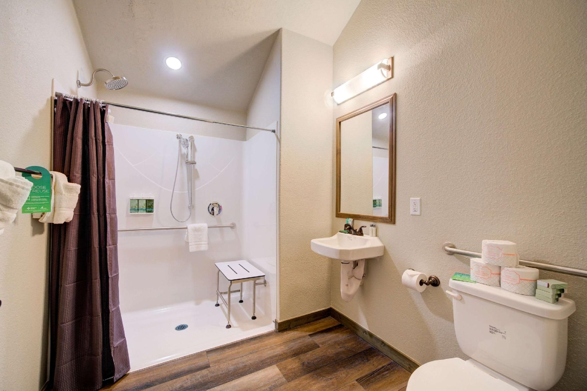 1 King Bed, 1 Double Bed, 1 Single Bed, Efficiency, Suite, Nonsmoking, Accessible, Upgrade