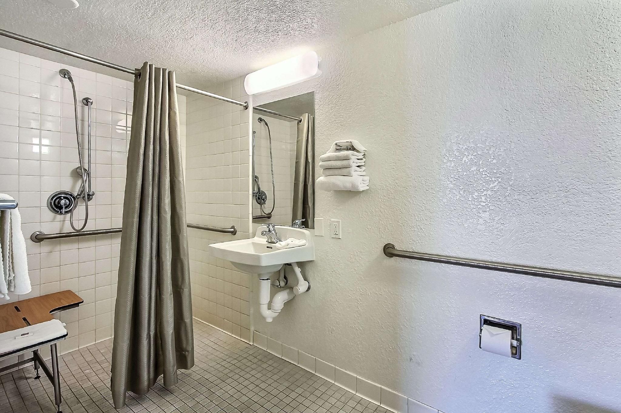 1 Double Accessible with Roll In Shower Non-Smoking