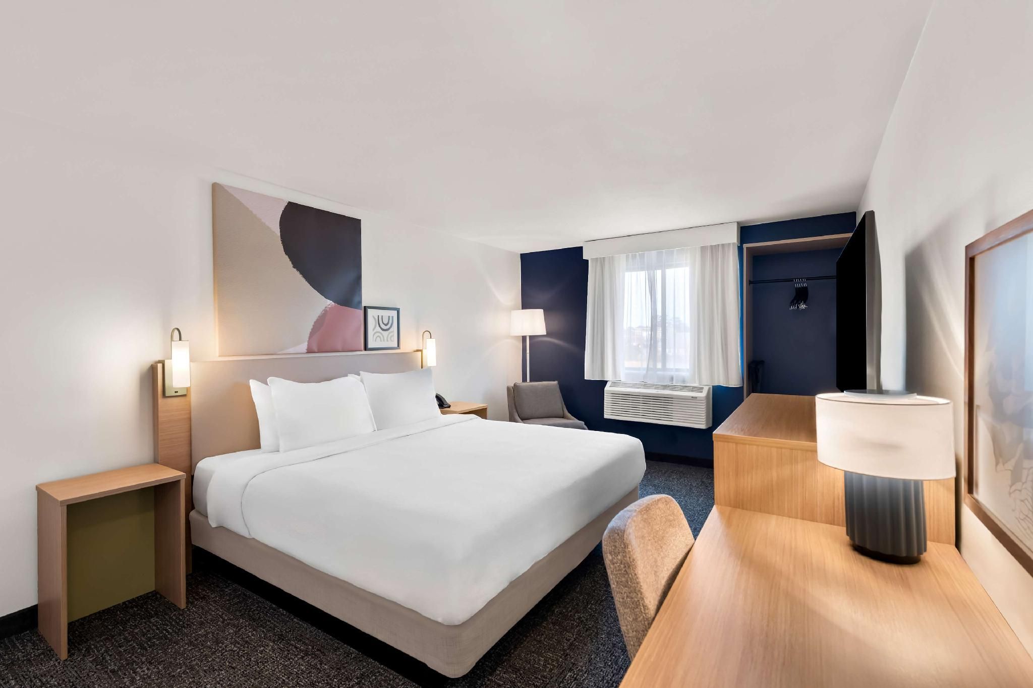 1 King Bed