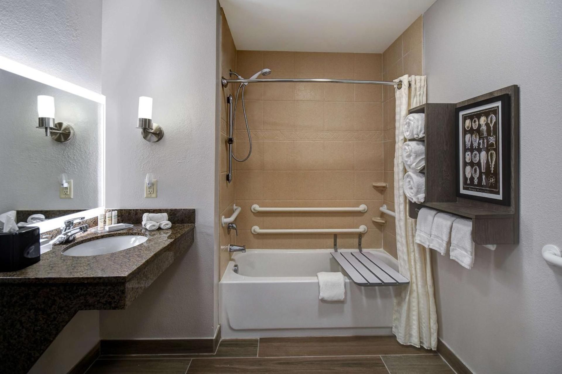 1 King Accessible Bathtub Suite Nonsmoking