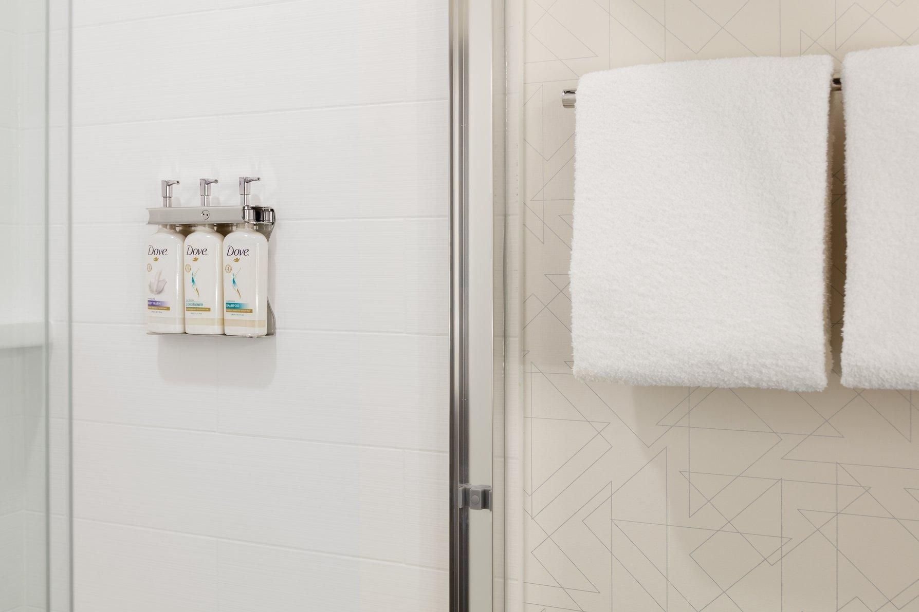 Holiday Inn Express And Suites Morrow Atlanta South By IHG 1 King Suite Mobility Accessible Roll In Shower 3