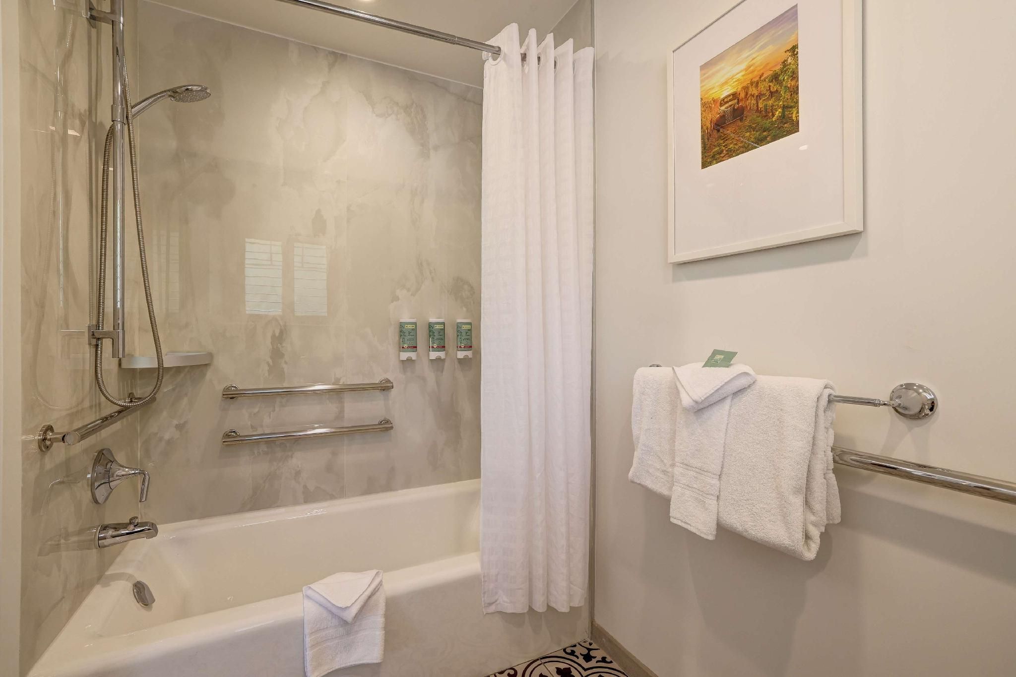 2 Q Mobility Hearing Accessible Tub Family Rm